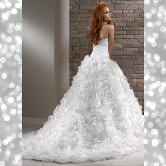 NWT Maggie Sottero Bridal Gown Wedding Dress Nivia - Picture 3 of 6